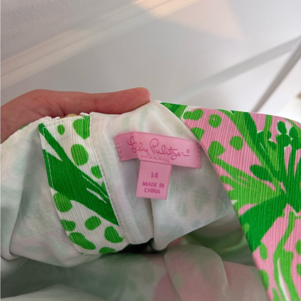 LILLY PULITZER | Hidden Tiger Mila Shift Dress Size 14 - Picture 4 of 5